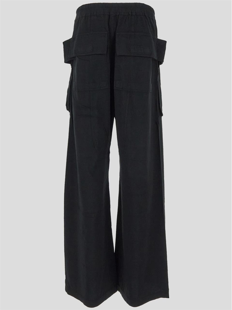 릭오웬스 FW24 Rick Owens DRKSHDW cargo trousers DU02D2394RN09 Black