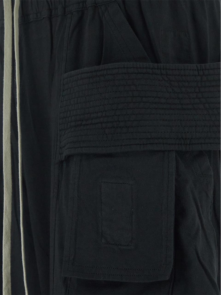 릭오웬스 FW24 Rick Owens DRKSHDW cargo trousers DU02D2394RN09 Black