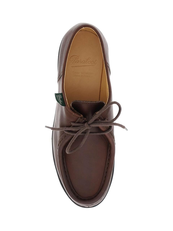 파라부트 SS25 michael leather derby shoes 721213 MARRON LIS CAFE