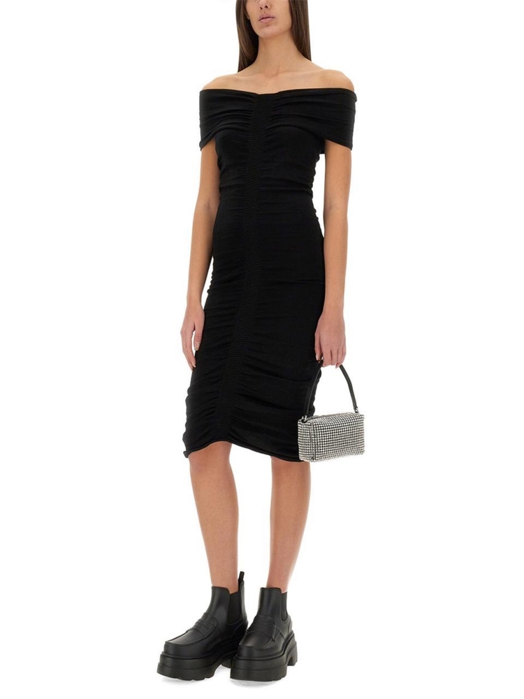 알렉산더 왕 SS25 ALEXANDER WANG Womens Dress 1KC1256030_001 BLACK