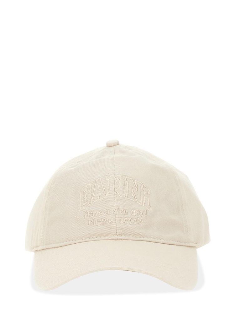 가니 SS25 GANNI Hats A5861_135 WHITE