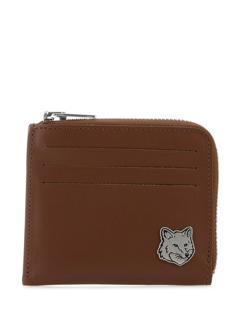 메종키츠네 SS25 MAISON KITSUNE WALLET MM05342LR0001 P298 DARKBROWN