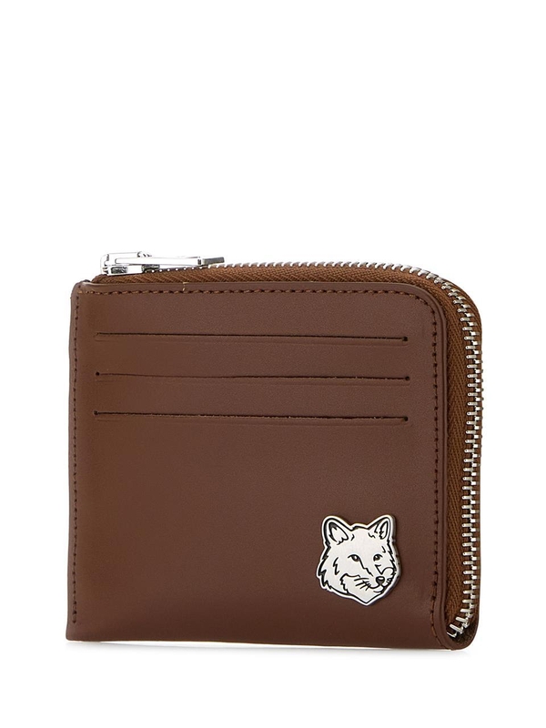 메종키츠네 SS25 MAISON KITSUNE WALLET MM05342LR0001 P298 DARKBROWN