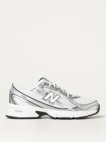 뉴발란스 FW24 New Balance 740 Sneakers in mesh and laminated synthetic leather U740WN2 White