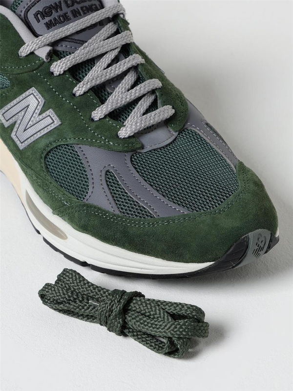 뉴발란스 FW24 Sneakers Made in UK 991v2 New Balance in camoscio e mesh U991GR2 Anthracite