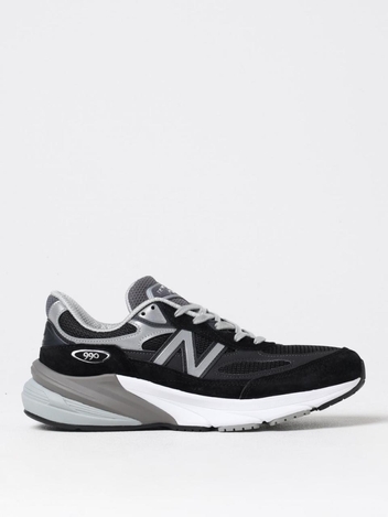 뉴발란스 FW24 Sneakers 990 New Balance in camoscio e mesh M990BK6 Black