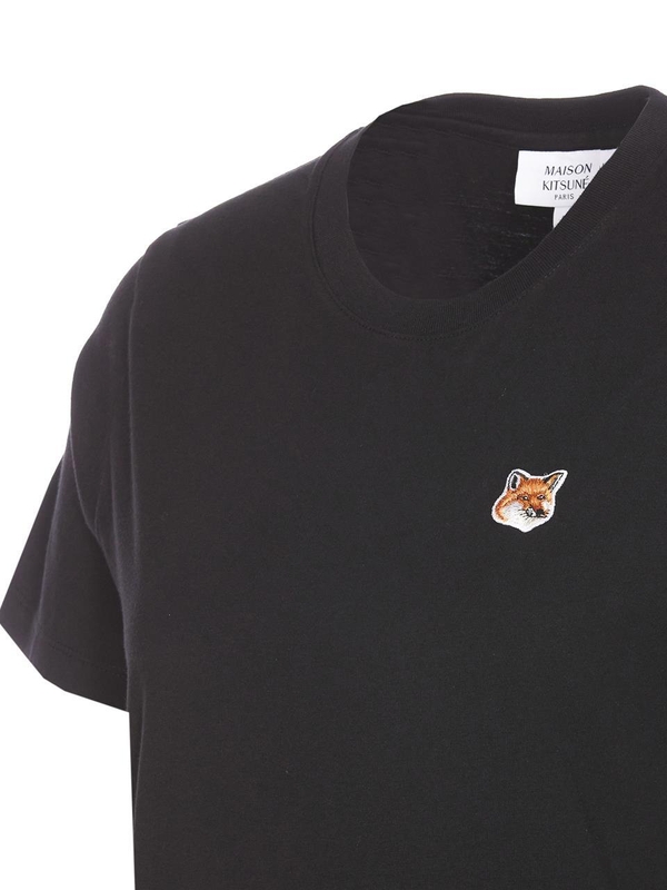 메종키츠네 SS25 MAISON KITSUNE T-shirts and Polos Black LW00105KJ0008P199 Black