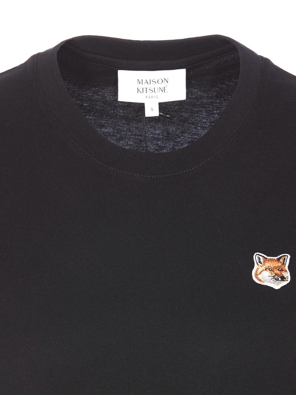 메종키츠네 SS25 MAISON KITSUNE T-shirts and Polos Black LW00105KJ0008P199 Black