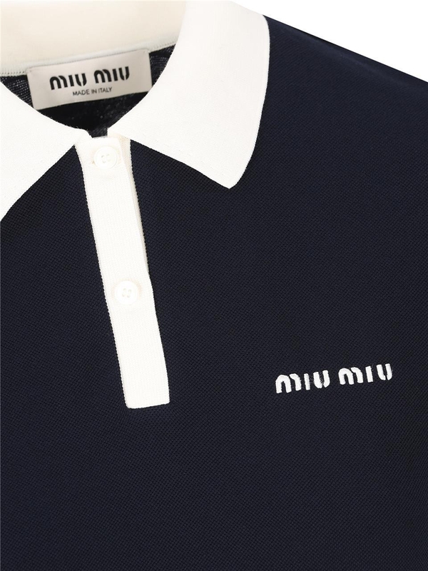 미우미우 SS25 Miu Miu Dresses Blue MJA89314RWF0008 Blue