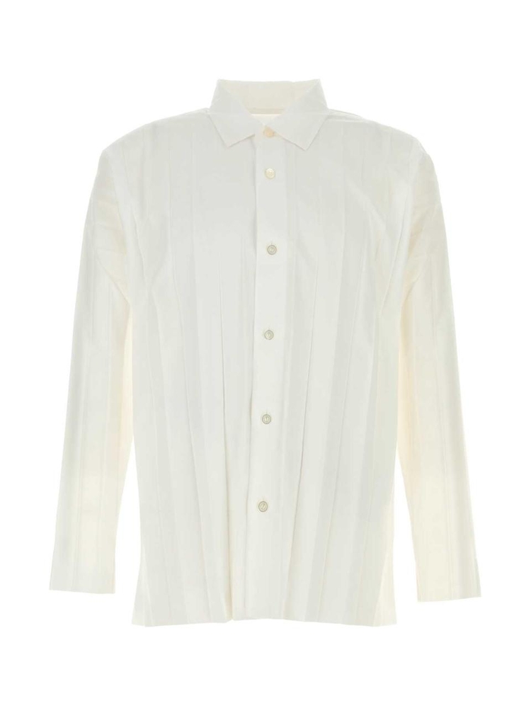 이세이미야케 FW24 HOMME PLISSE ISSEY MIYAKE SHIRTS HP48FJ311 01 White