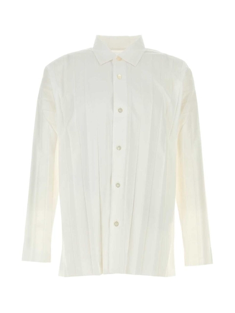 이세이미야케 FW24 HOMME PLISSE ISSEY MIYAKE SHIRTS HP48FJ311 01 White