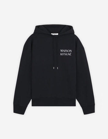 [해외배송] 24FW 메종키츠네 후드 티셔츠 NM00705KM0001 BLACK