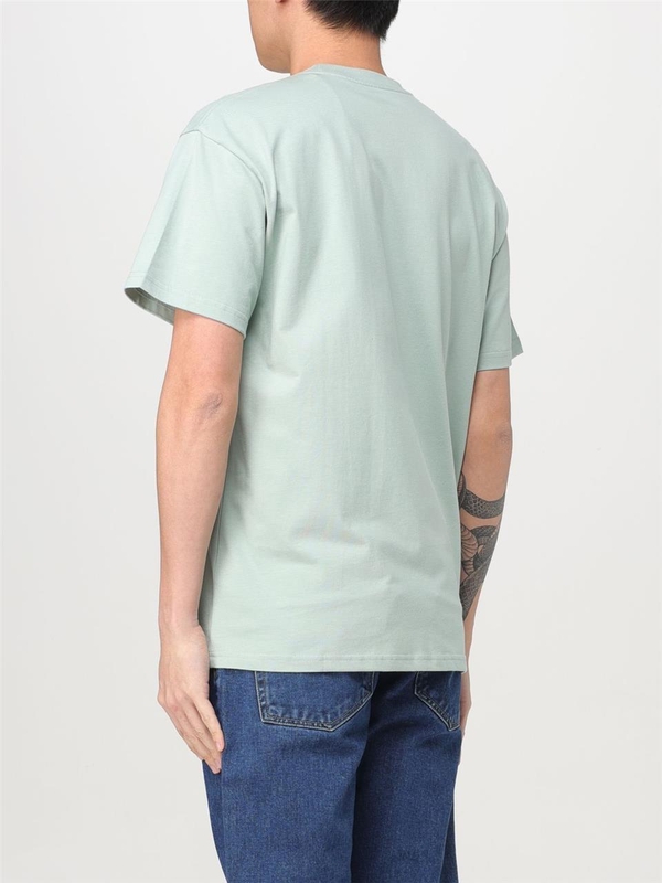 칼하트 SS25 T-shirt uomo Carhartt Wip I026391 2O2XX Green