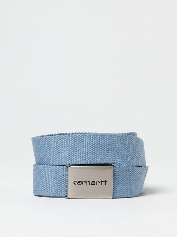 칼하트 SS25 Carhartt Wip Mens Belt I019176 0F4XX Light Blue