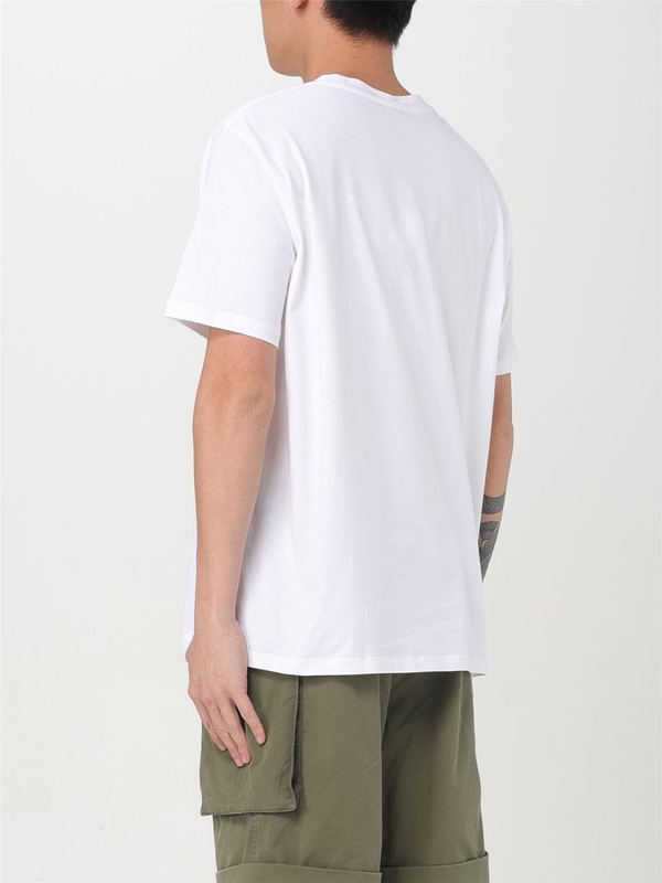 발망 SS25 T-shirt uomo Balmain EH1EG010BB17 GAB White