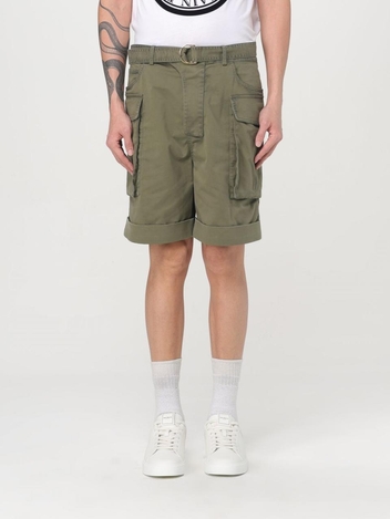 발망 SS25 Balmain Mens Shorts EH1PA120CF87 7CW Green