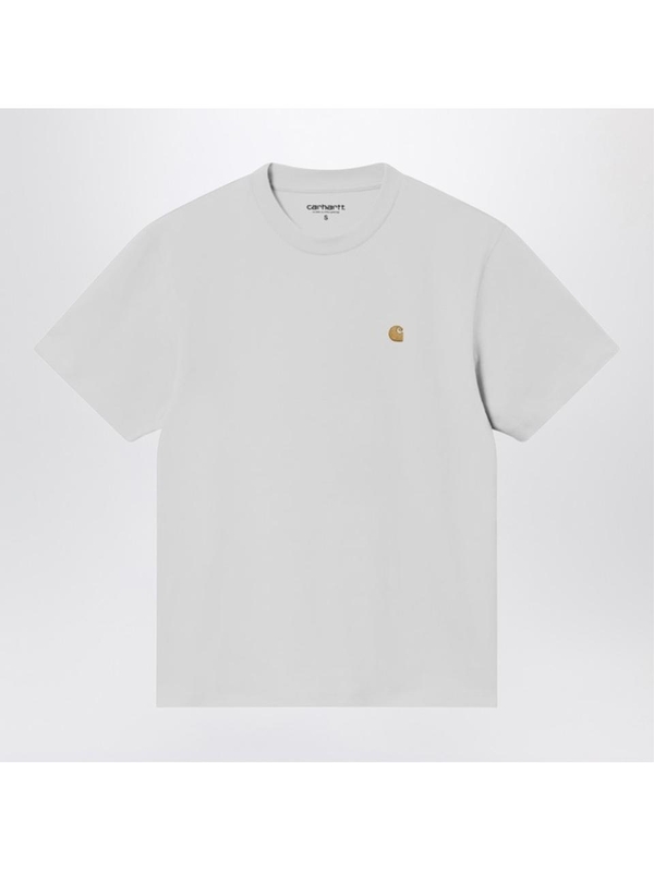 칼하트 SS25 Carhartt WIP S/S Chase white Cotton T-Shirt I026391CO White