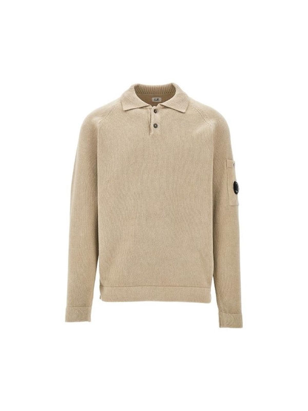 씨피 컴퍼니 SS25 CP COMPANY POLO 18CMKN070A005687G327-327 Beige