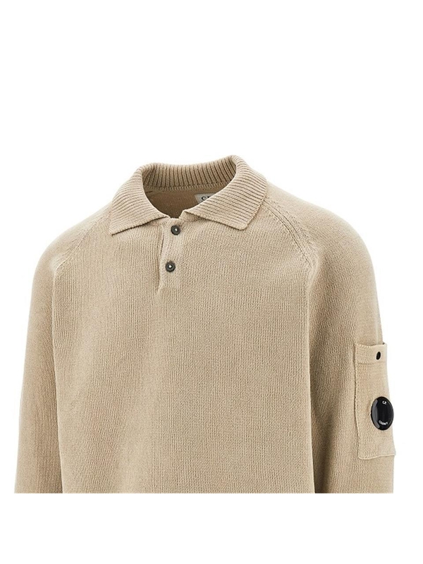 씨피 컴퍼니 SS25 CP COMPANY POLO 18CMKN070A005687G327-327 Beige