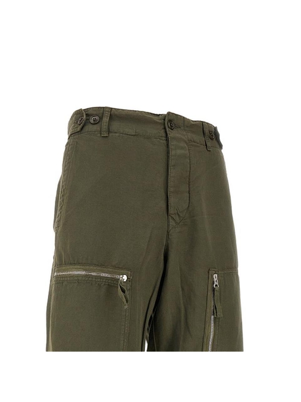 씨피 컴퍼니 SS25 CP COMPANY TROUSERS 18CMPA104A006273G683-683 Green