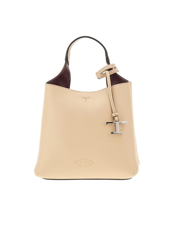 토즈 SS25 TODS LEATHER BAG XBWAPAA9100QNK6O44-6O44 Beige