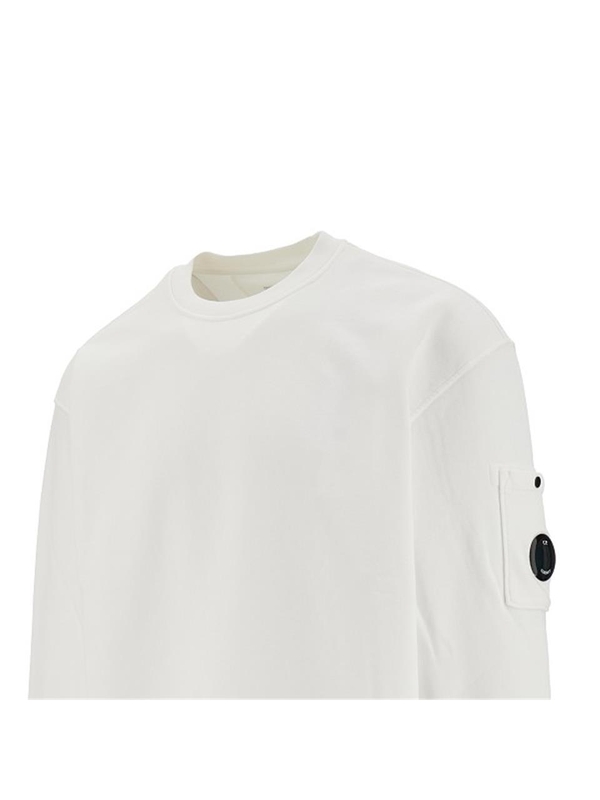 씨피 컴퍼니 SS25 CP COMPANY SWEATSHIRT 18CMSS098A110044G103-103 White