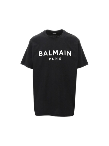 발망 SS25 BALMAIN T-SHIRT EH1EG010BB73.EAB-EAB Black