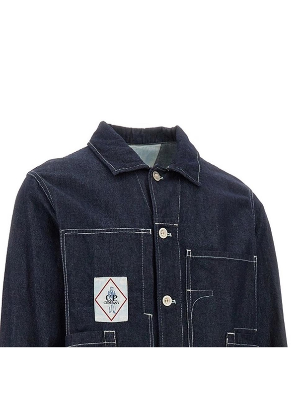 씨피 컴퍼니 SS25 CP COMPANY JACKET 18CMOW156A110295WD08-D08 Blue