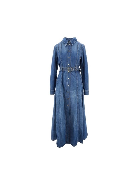 가니 SS25 GANNI DRESS J1611.567-567 Blue