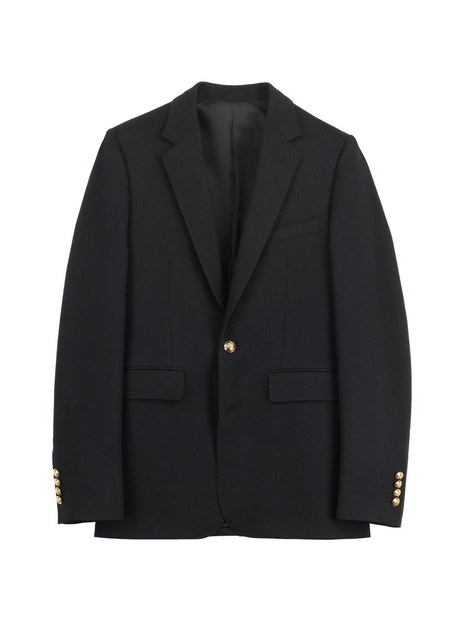 셀린느 FW24 Single-breasted virgin wool jacket 2V481092D_38NO black