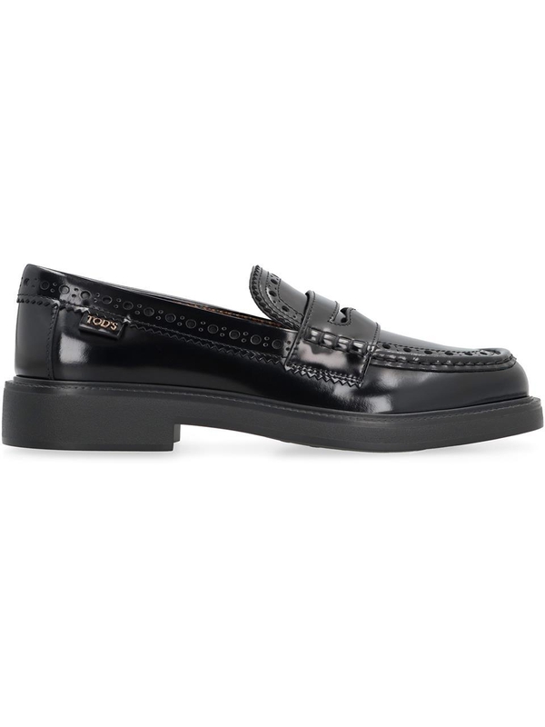 토즈 FW24 Leather loafers XXW20L0IM50SHA_B999 black