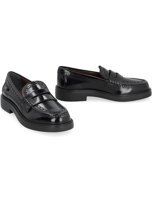 토즈 FW24 Leather loafers XXW20L0IM50SHA_B999 black