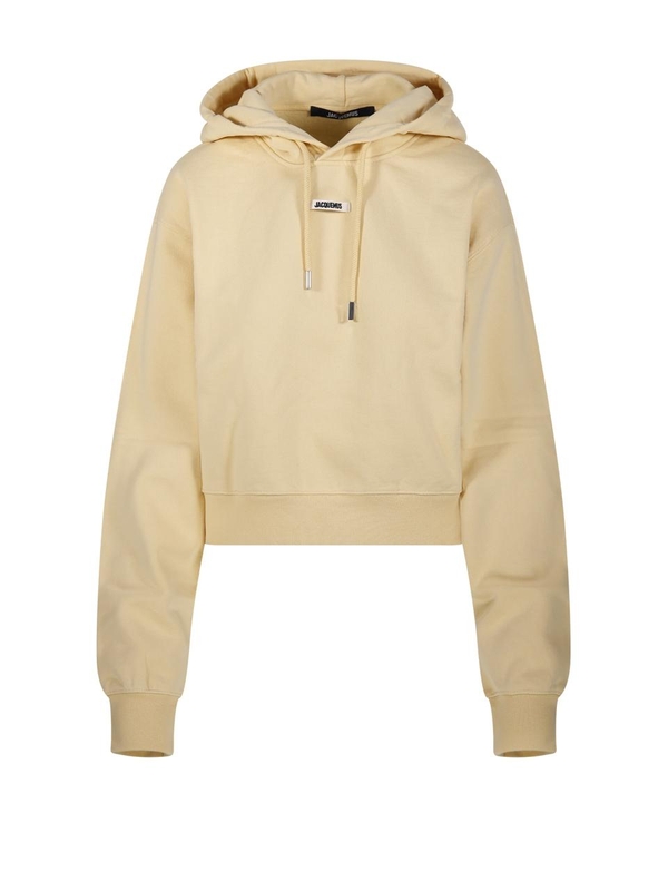 자크뮈스 SS25 LE HOODIE GROS GRAIN SWEATSHIRT 24E241JS162.2341 Nude & Neutrals