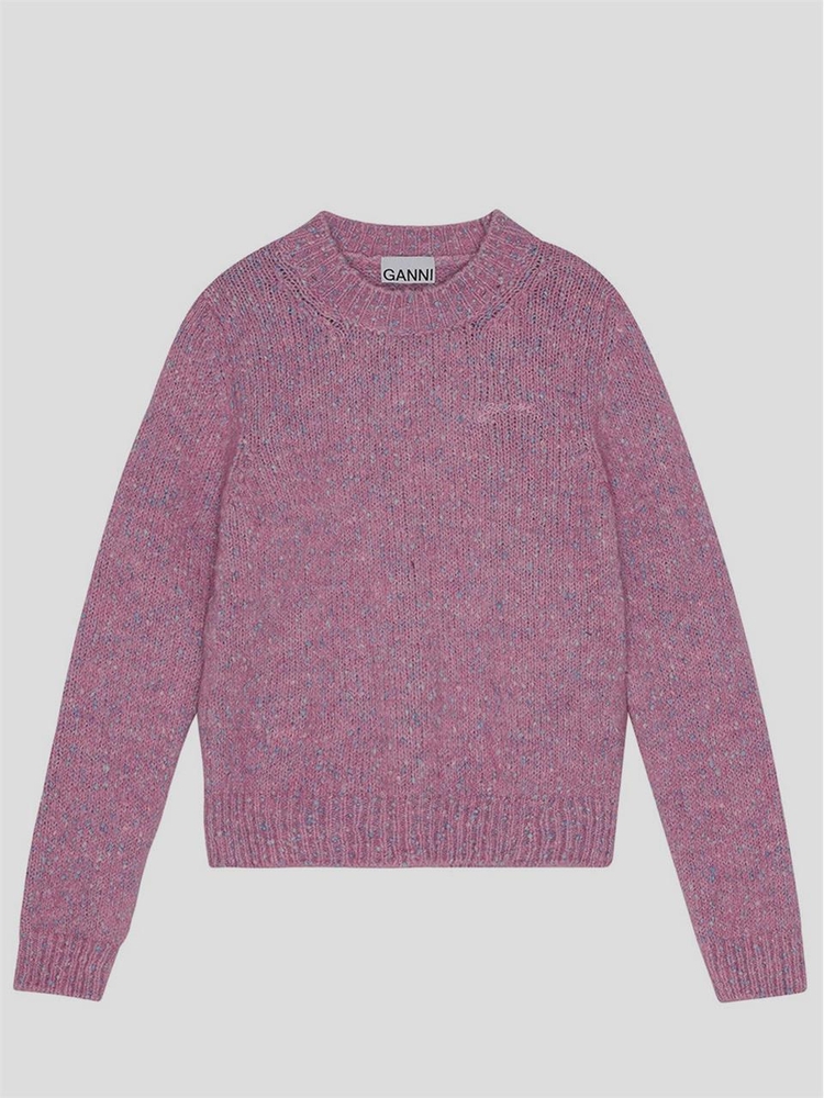 가니 FW24 Ganni Knit K2318295 Roseviolet