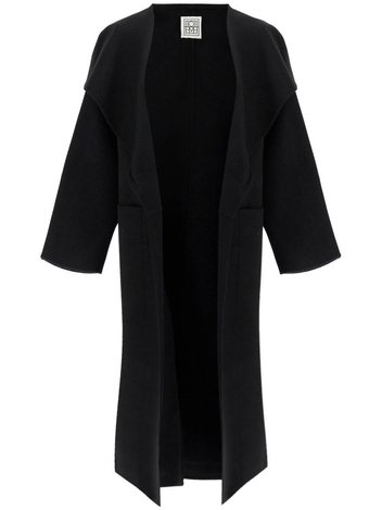 토템 SS25 signature wool-cashmere coat 211 110 717 BLACK