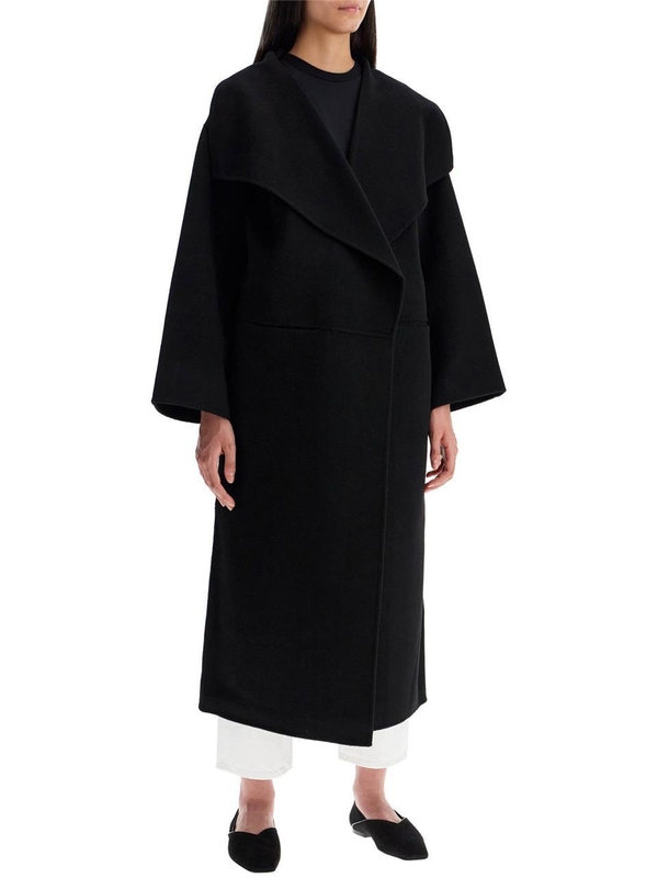 토템 SS25 signature wool-cashmere coat 211 110 717 BLACK