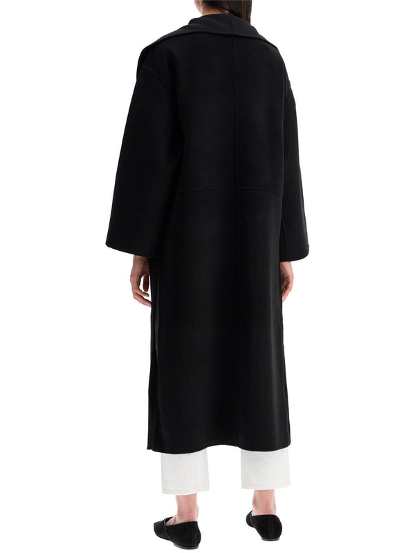 토템 SS25 signature wool-cashmere coat 211 110 717 BLACK