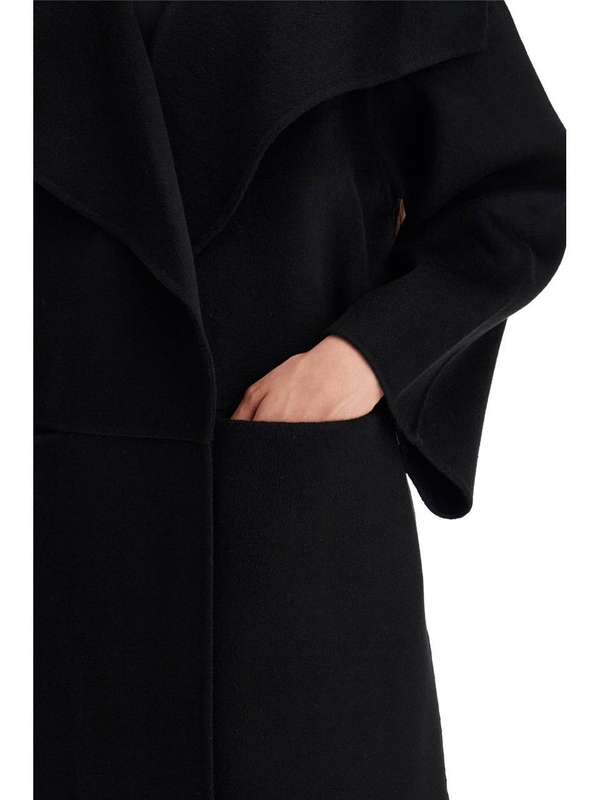 토템 SS25 signature wool-cashmere coat 211 110 717 BLACK