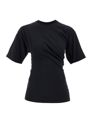 토템 FW24 organic cotton twisted tee 243 WRT0342 FB0092 BLACK