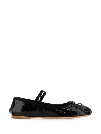 미우미우 SS25 MIU MIU BALLERINAS 5F794DFDX05H27 F0002 Black