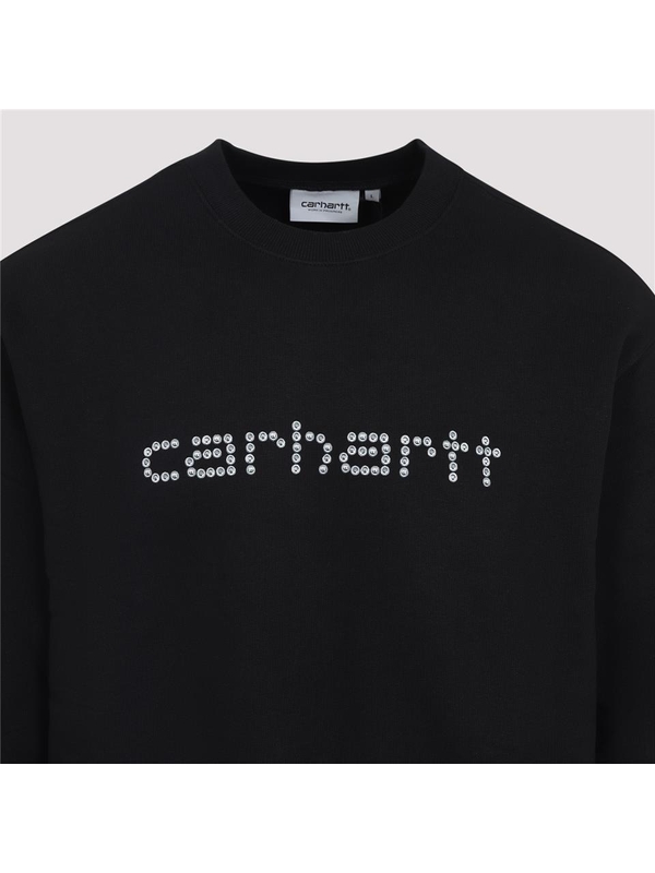 칼하트 SS25 Carhartt Rivet Script Sweater I03441589XX Black