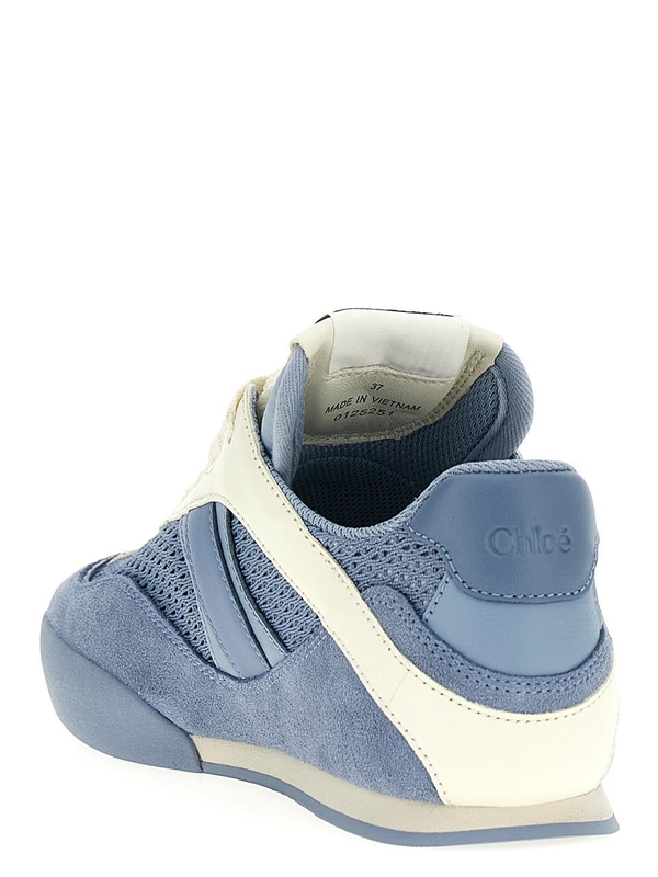 끌로에 SS25 Chloe Kick sneakers CHC25S07IPL40V Light Blue