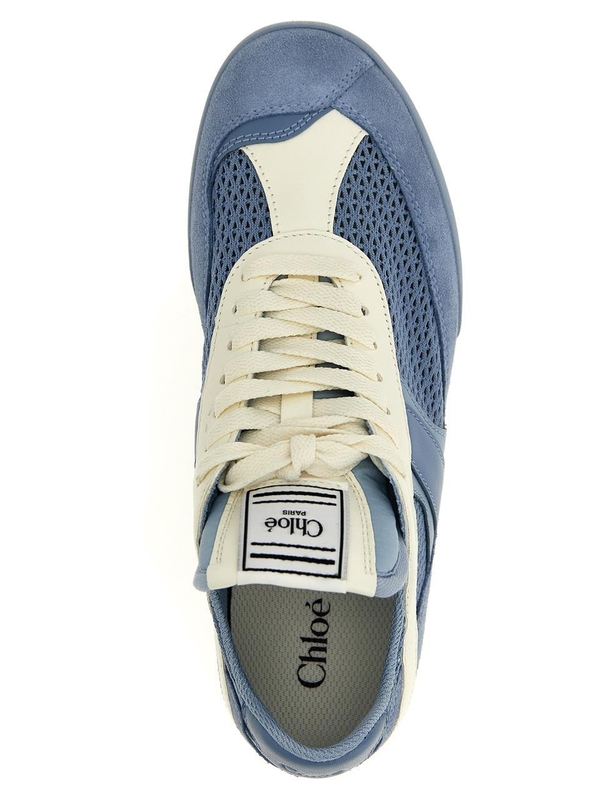 끌로에 SS25 Chloe Kick sneakers CHC25S07IPL40V Light Blue