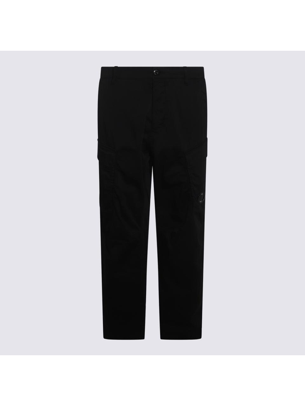 씨피 컴퍼니 SS25 CP COMPANY Trousers Black 18CMPA166A005694G999 Black