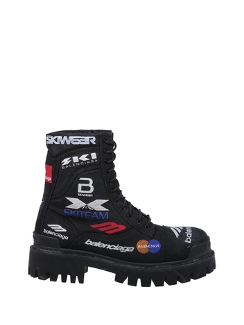 발렌시아가 SS25 COMBAT STRIKE L20 BOOT 694042.W2H13 Black