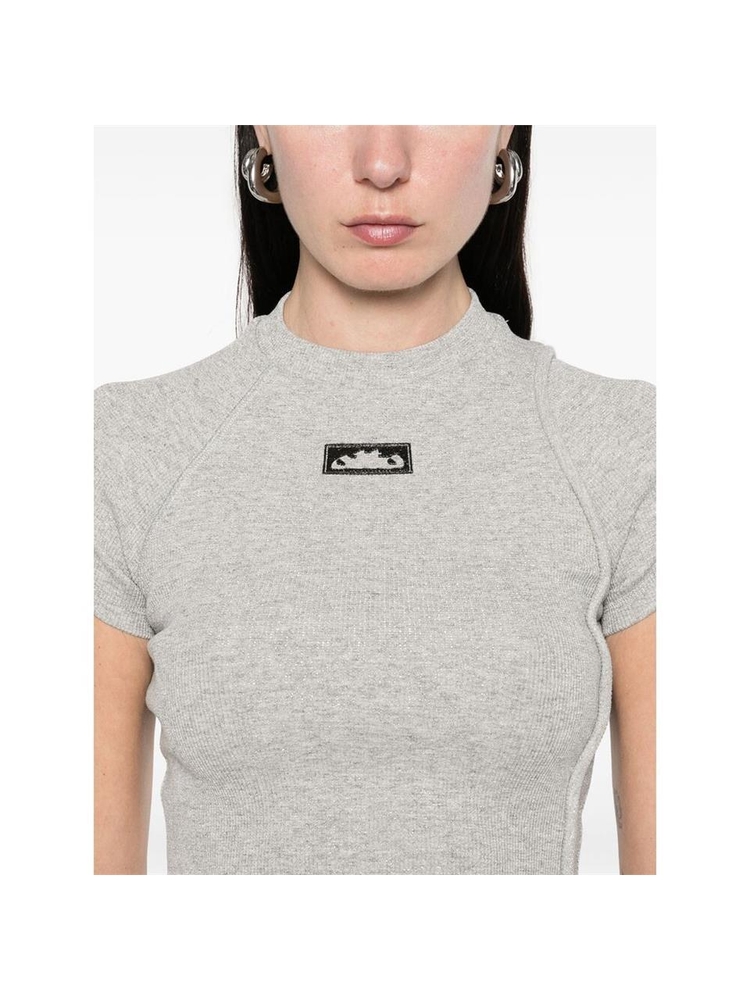 오토링거 SS25 T-shirt Ottolinger 10410080403  GRYSL GREY