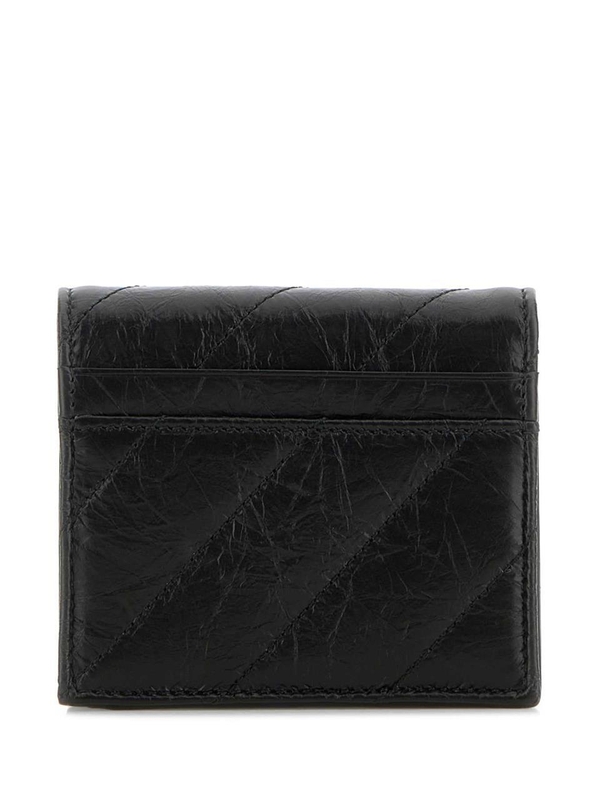 발렌시아가 SS25 BALENCIAGA WALLETS 7664612AAWW 1000 Black