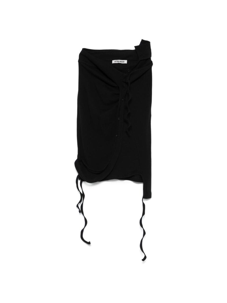 오토링거 SS25 Skirt Ottolinger 10430010401  BLK BLACK