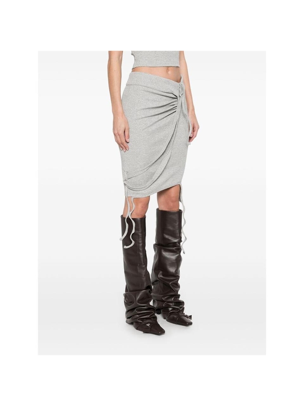 오토링거 SS25 Skirt Ottolinger 10430010402  GRYSL GREY