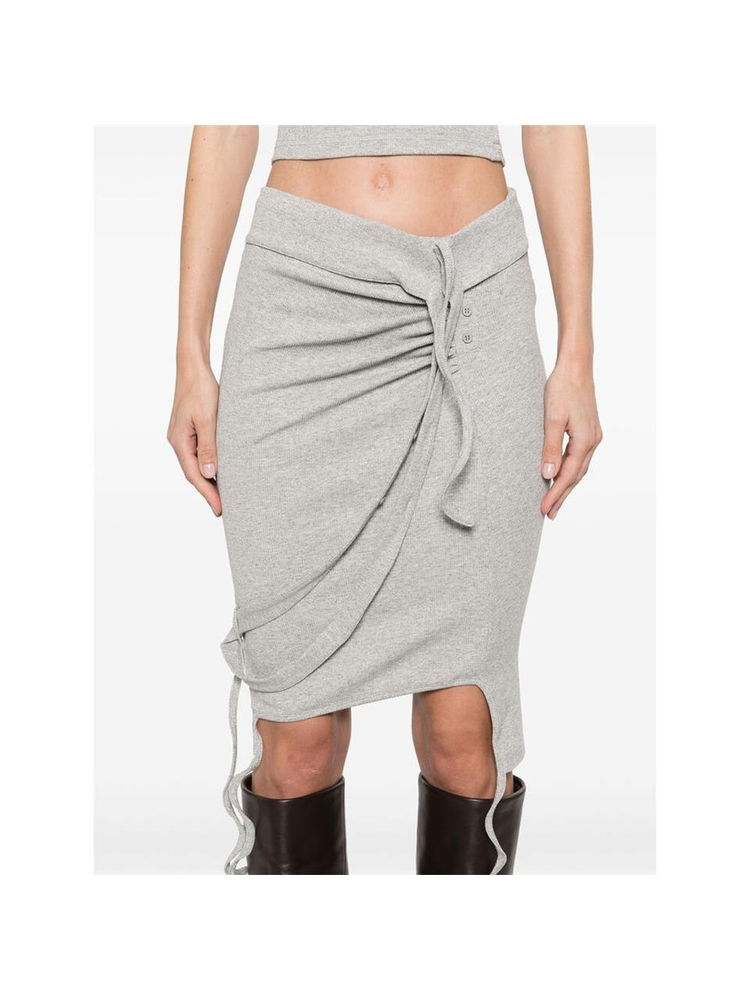 오토링거 SS25 Skirt Ottolinger 10430010402  GRYSL GREY